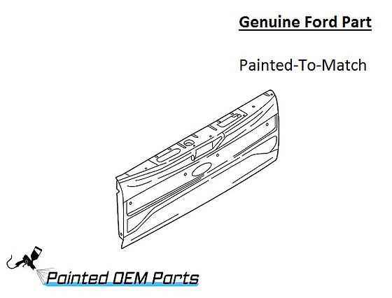 2014 ford f150 tailgate parts diagram