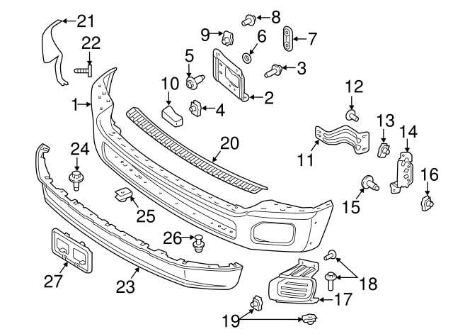 2014 ford f350 front end parts diagram