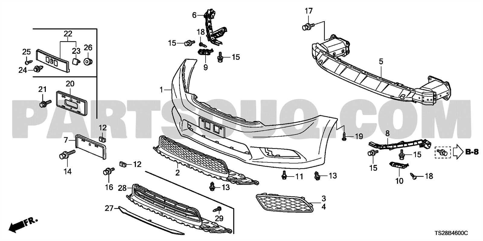 2015 honda civic parts diagram