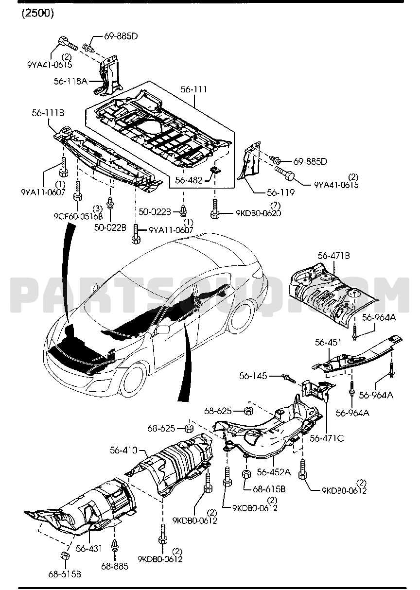 2015 mazda 3 parts diagram