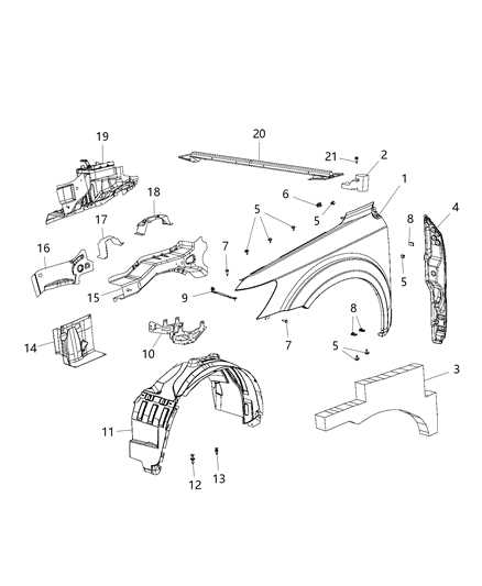 2016 dodge journey parts diagram