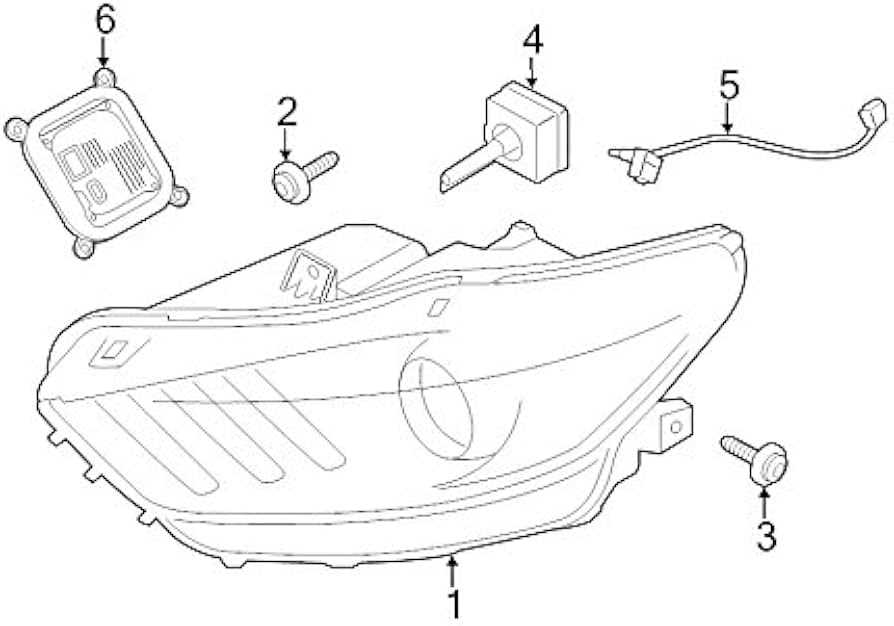 2016 ford mustang parts diagram