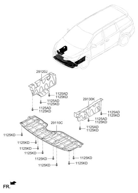 2016 kia sedona parts diagram