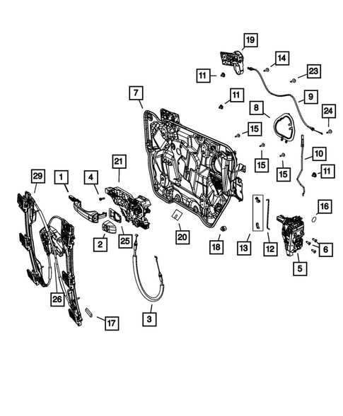 2016 dodge journey parts diagram