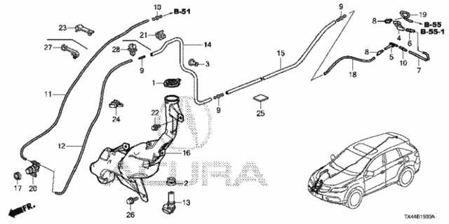 2017 acura rdx parts diagram