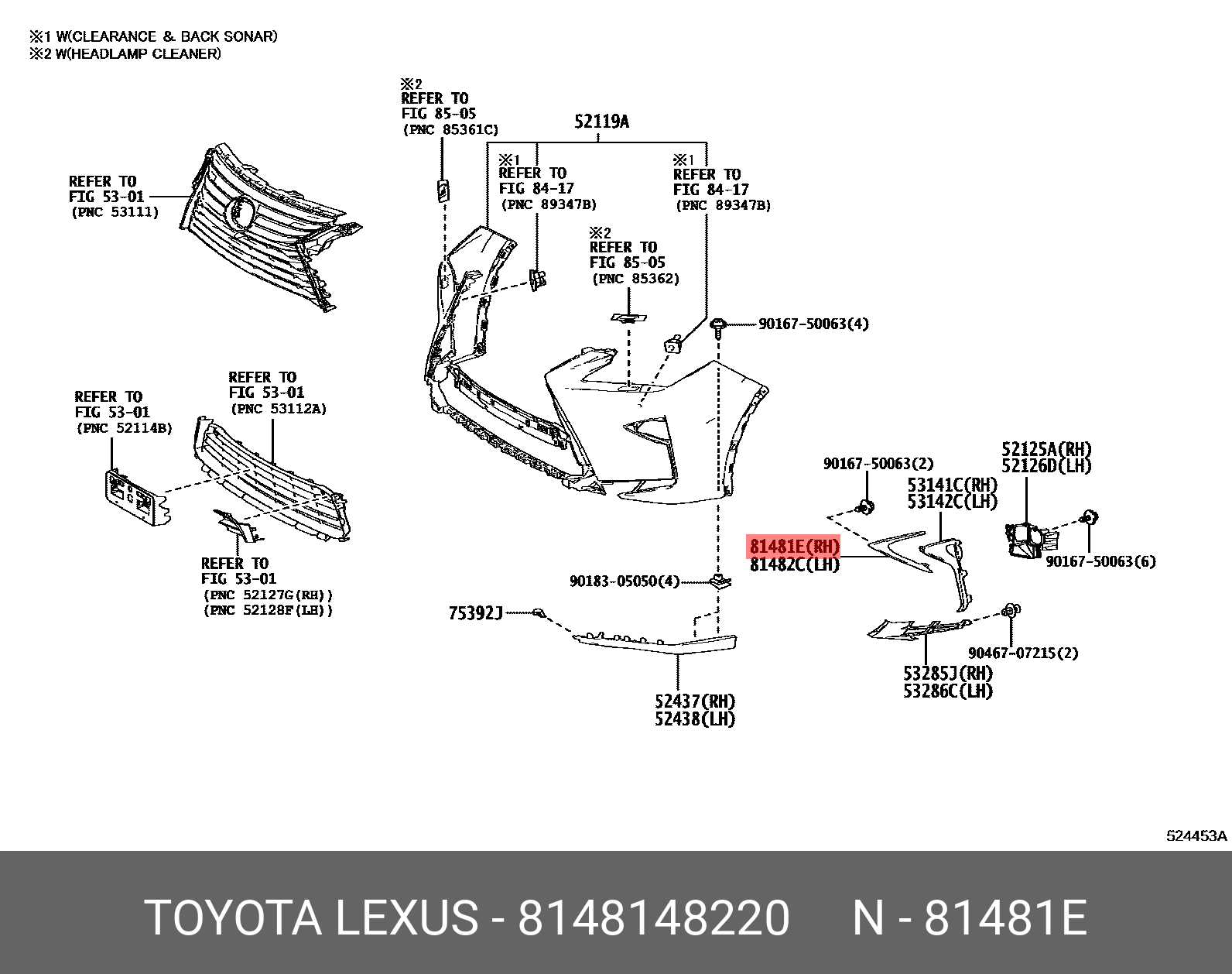 2017 lexus rx 350 parts diagram