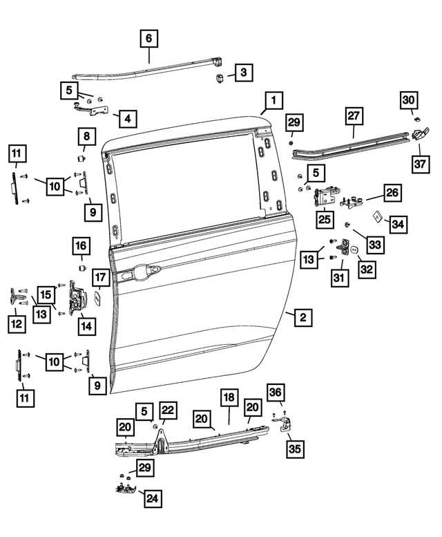 2017 chrysler pacifica parts diagram