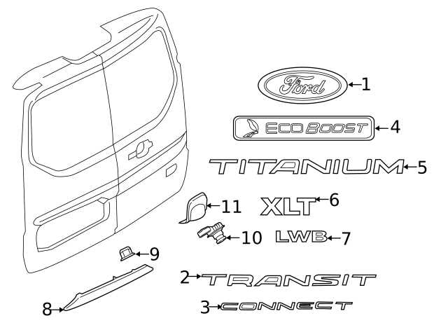 2017 ford explorer body parts diagram