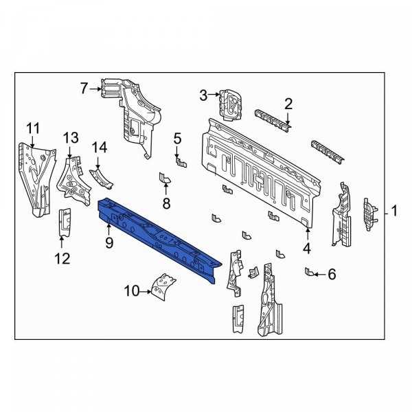 2017 toyota tacoma parts diagram