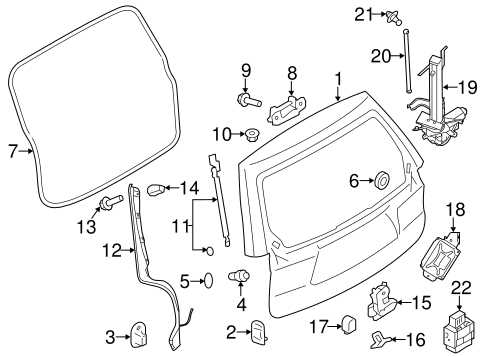 2018 subaru forester parts diagram