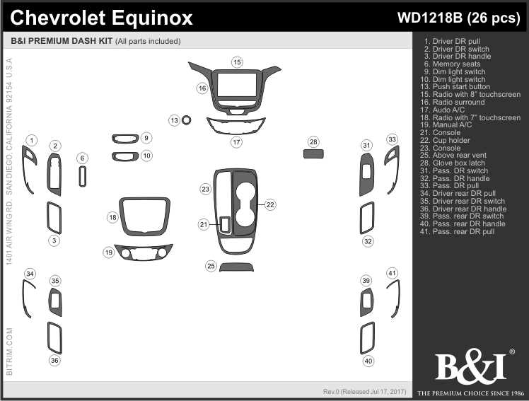 2018 chevy equinox parts diagram