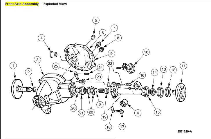 2019 ford f150 front end parts diagram