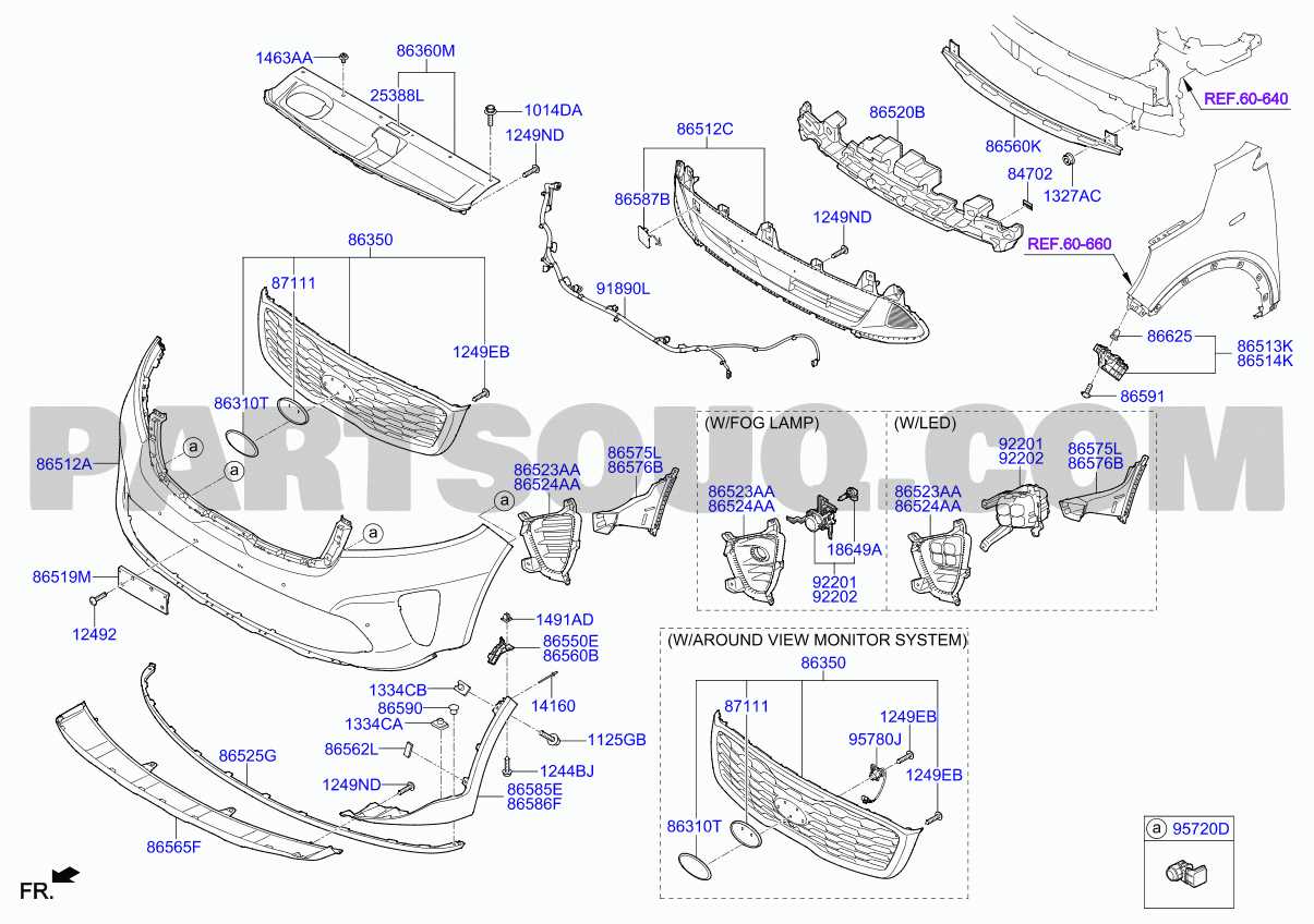 2019 kia sorento parts diagram