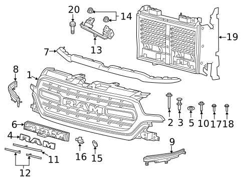 2019 ram 1500 parts diagram