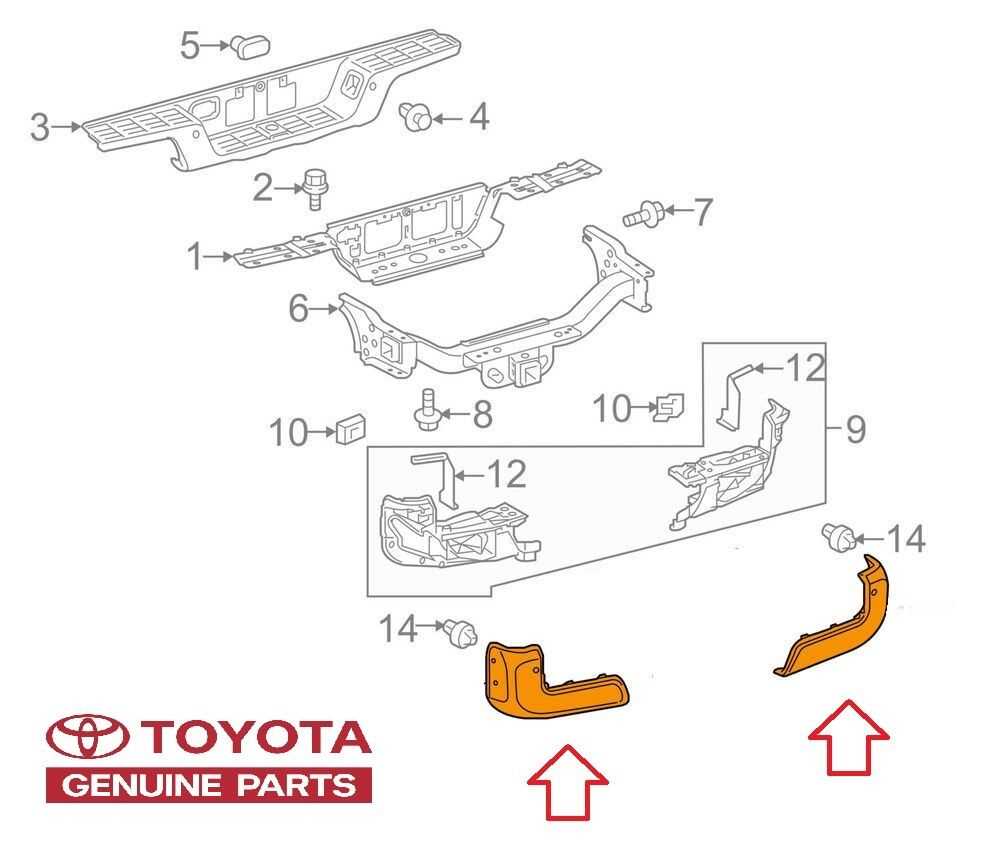 2019 toyota tacoma parts diagram