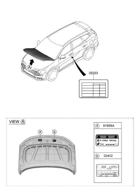 2023 kia sportage parts diagram