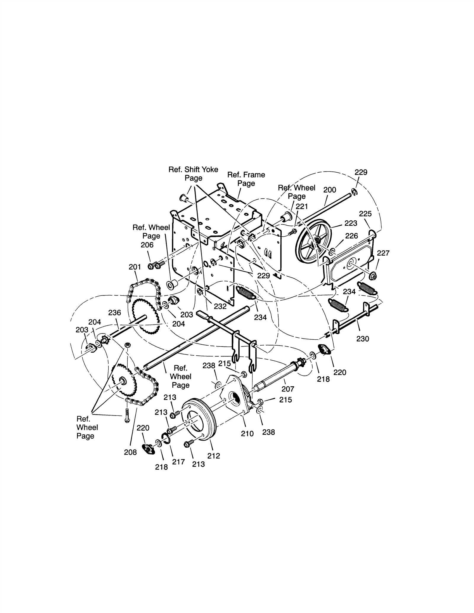 24 inch craftsman snowblower parts diagram