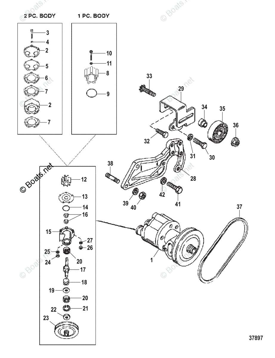 454 engine parts diagram