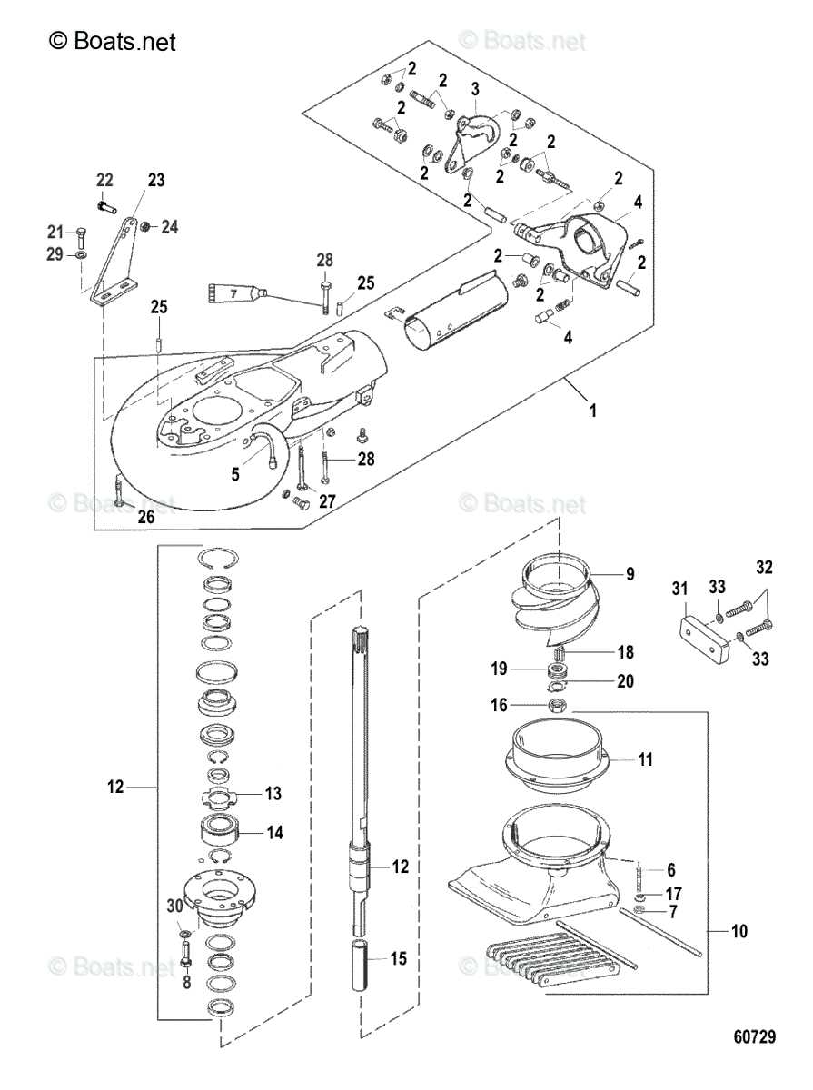 50 hp mercury outboard parts diagram