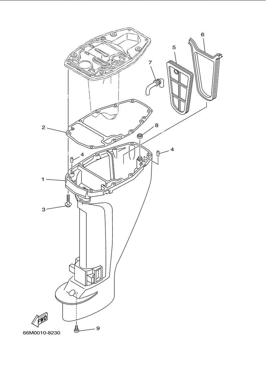 9.8 mercury outboard parts diagram