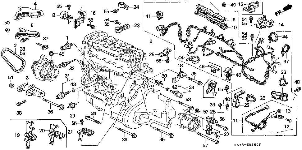 acura integra parts diagram