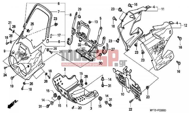 africa twin parts diagram