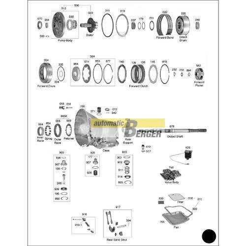 allison 1000 parts diagram