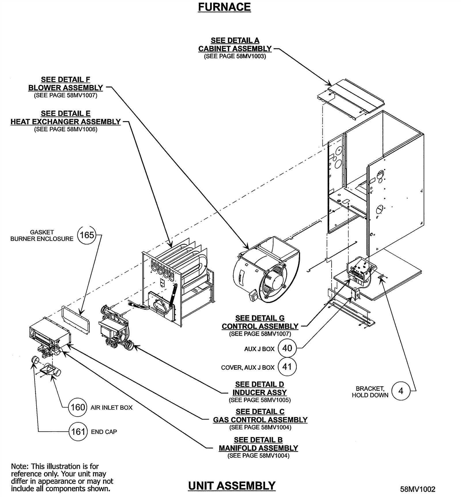 american standard furnace parts diagram