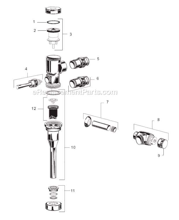 american standard toilet parts diagram