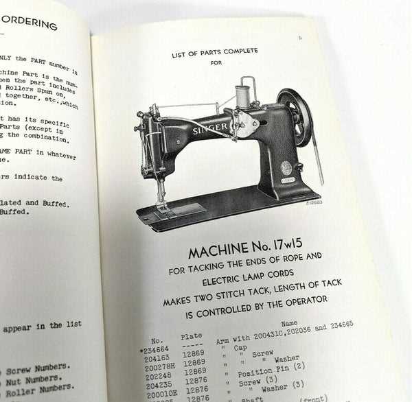 antique singer sewing machine parts diagram