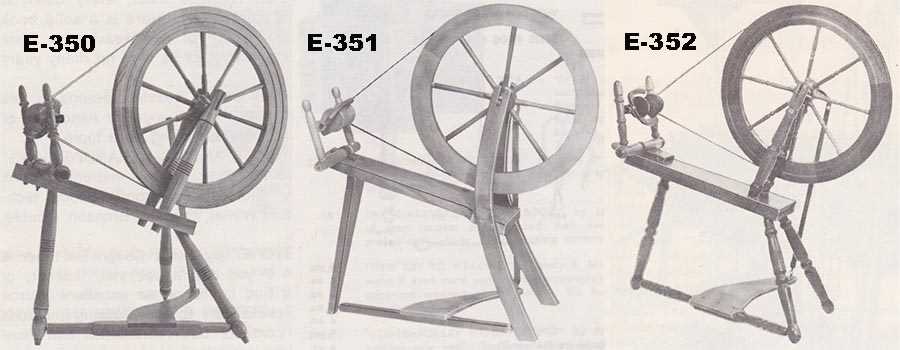 antique spinning wheel parts diagram