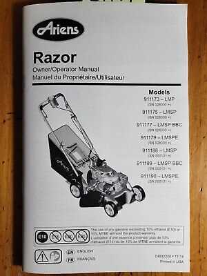 ariens razor 21 parts diagram