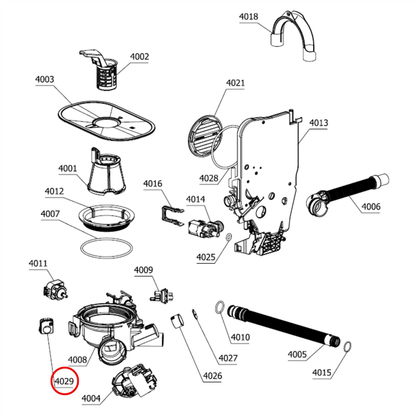 asko parts diagram