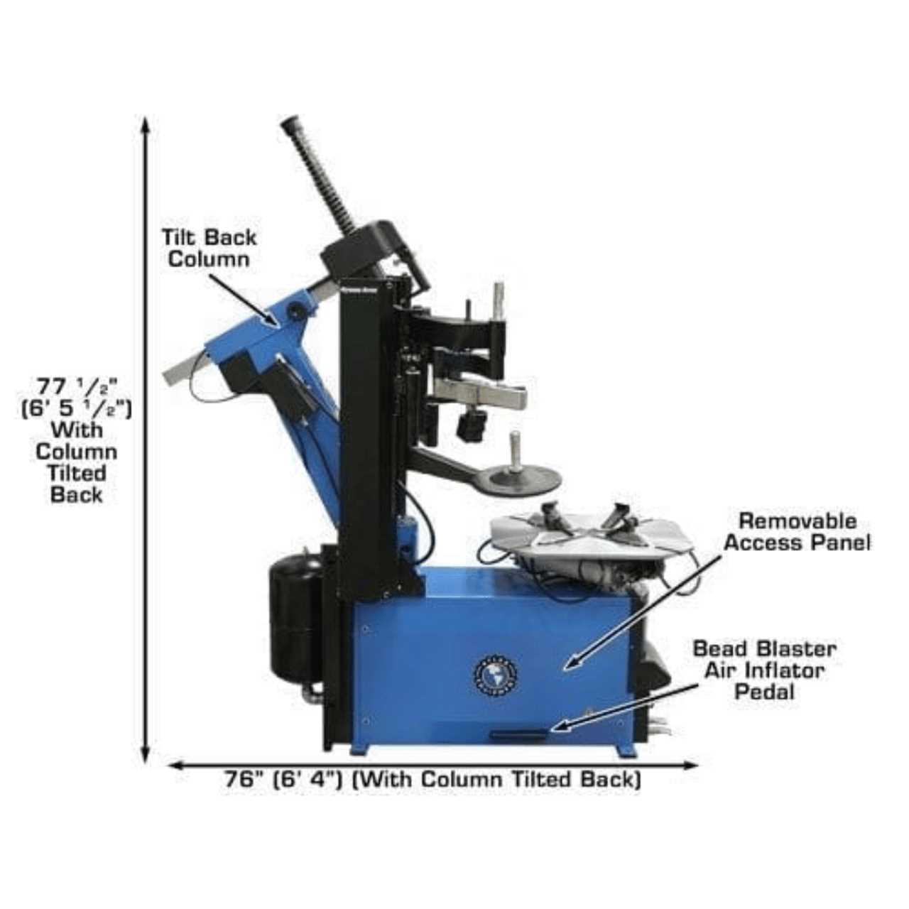 atlas tire changer parts diagram