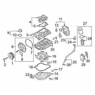 audi a3 engine parts diagram