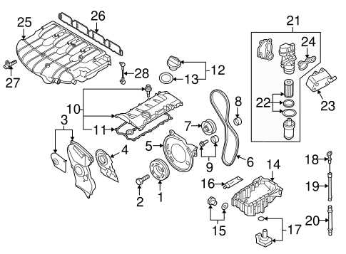 audi a4 parts diagram