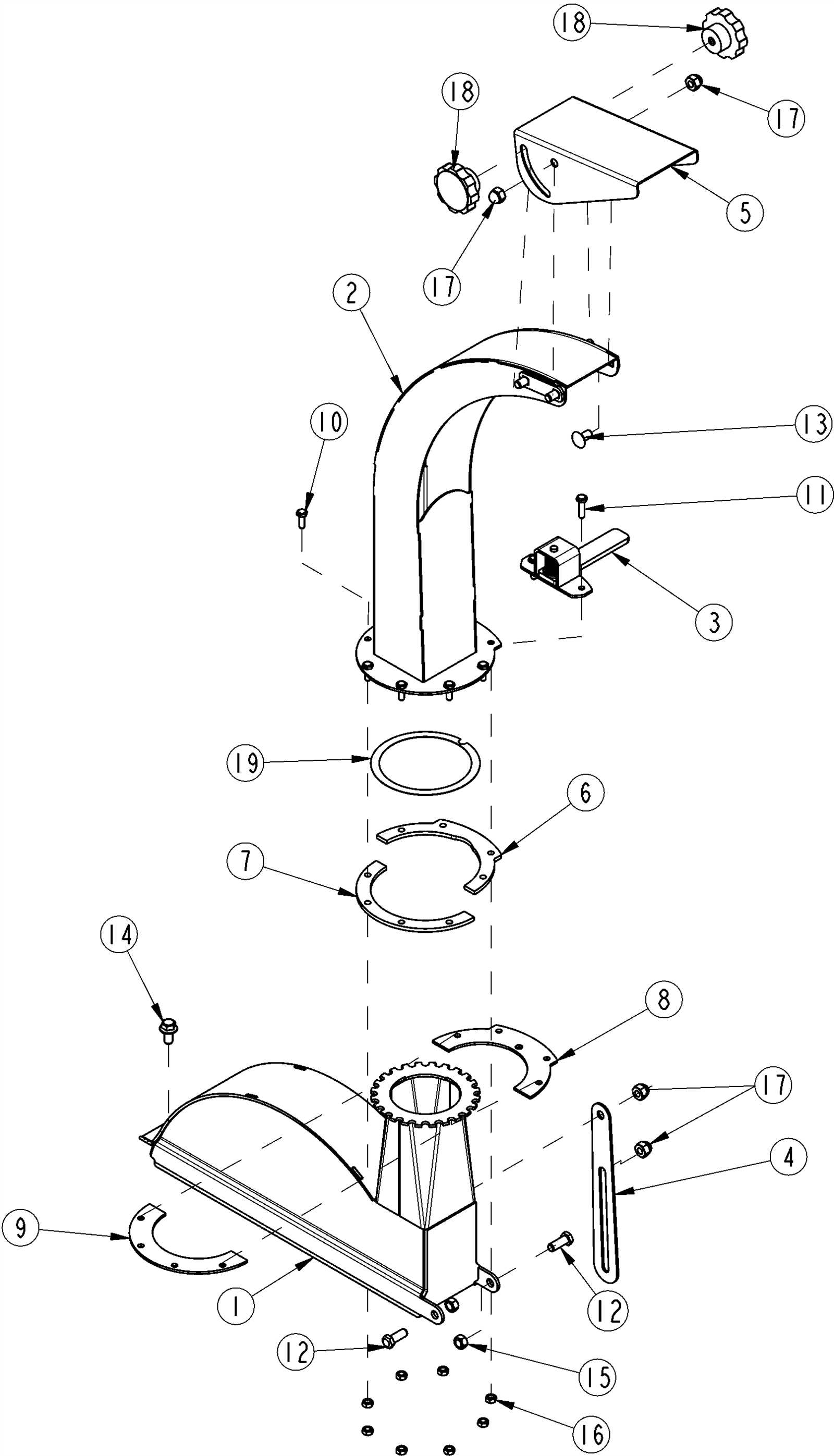 bandit chipper parts diagram