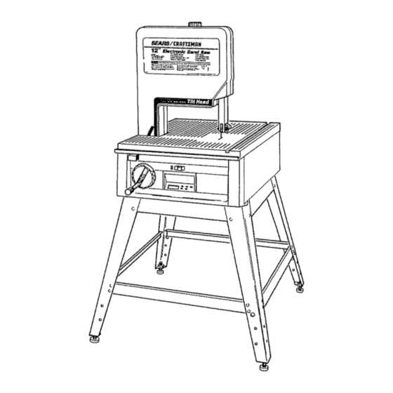 bandsaw parts diagram