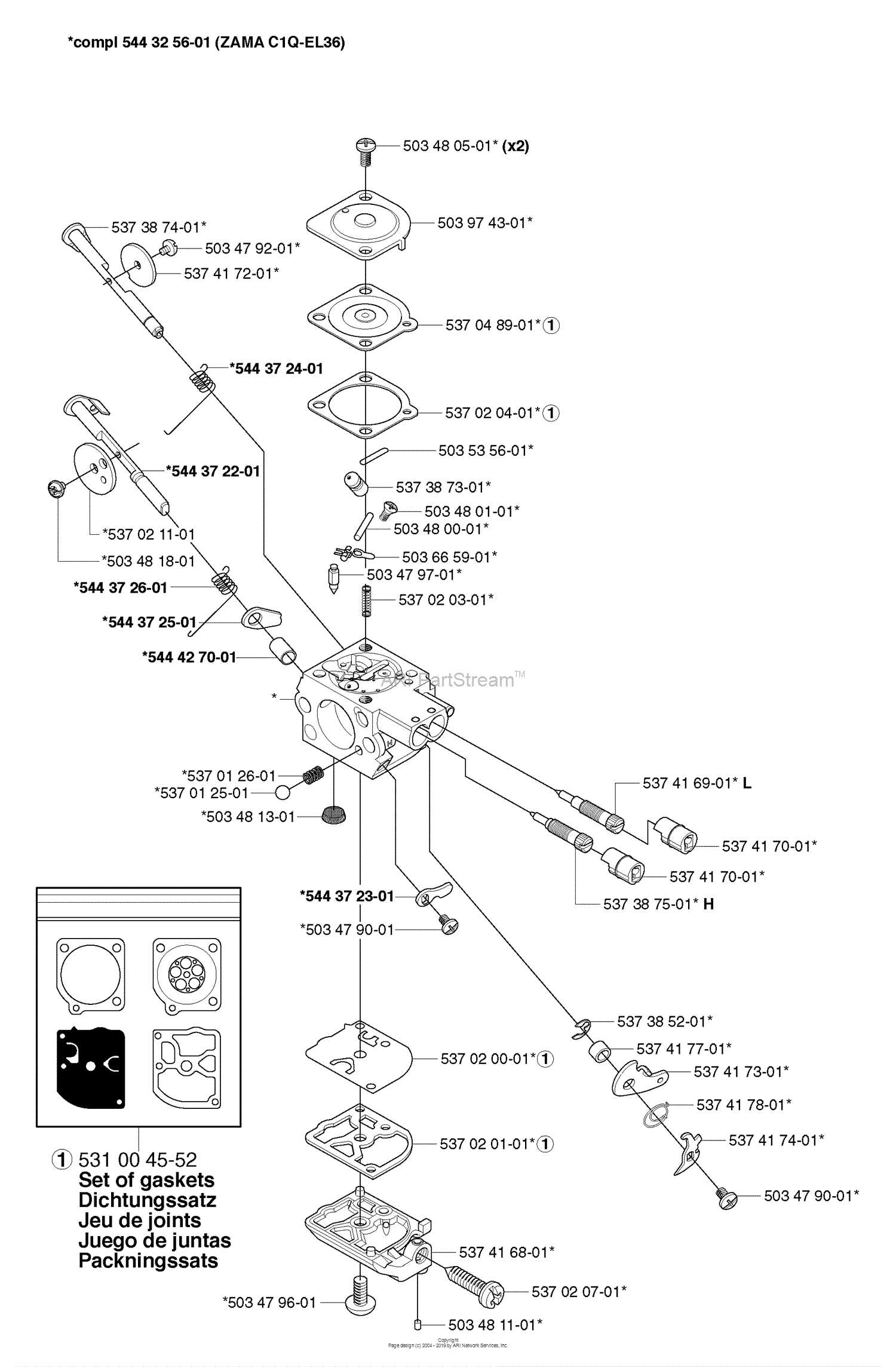 beam q100 parts diagram