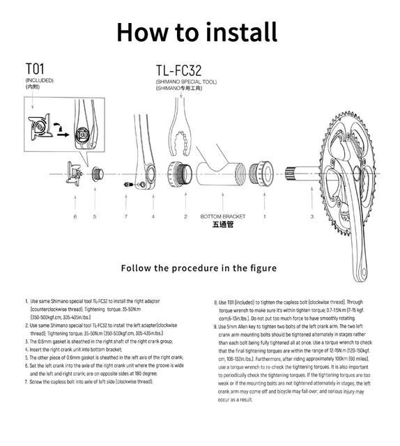 bike crank parts diagram