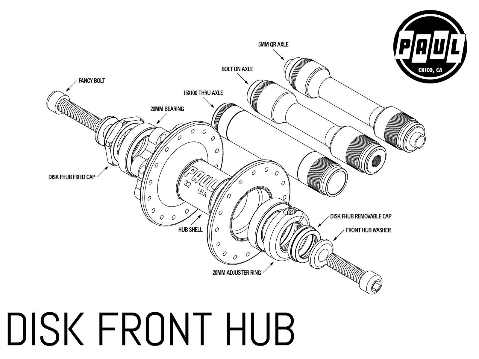 bike hub parts diagram