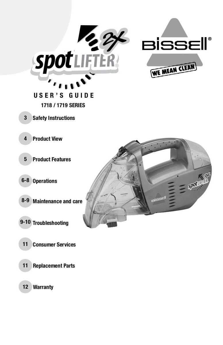 bissell spotbot parts diagram