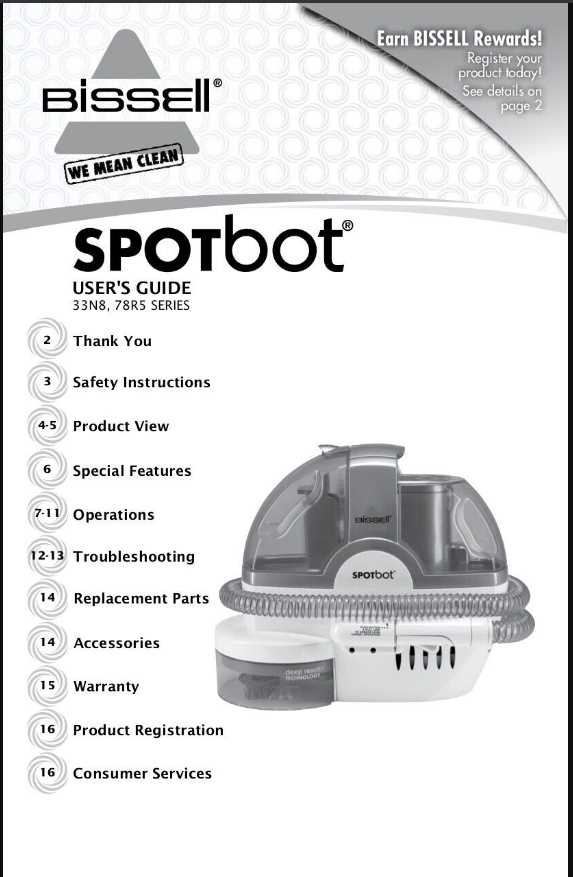 bissell spotbot pet parts diagram