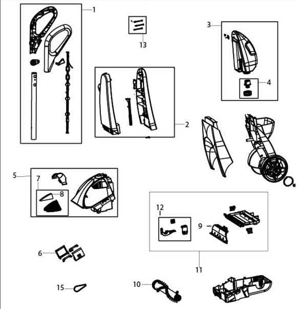 bissell vacuum cleaner parts diagram