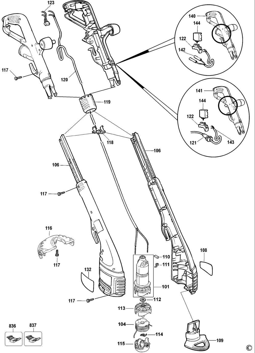 black and decker lst140 parts diagram