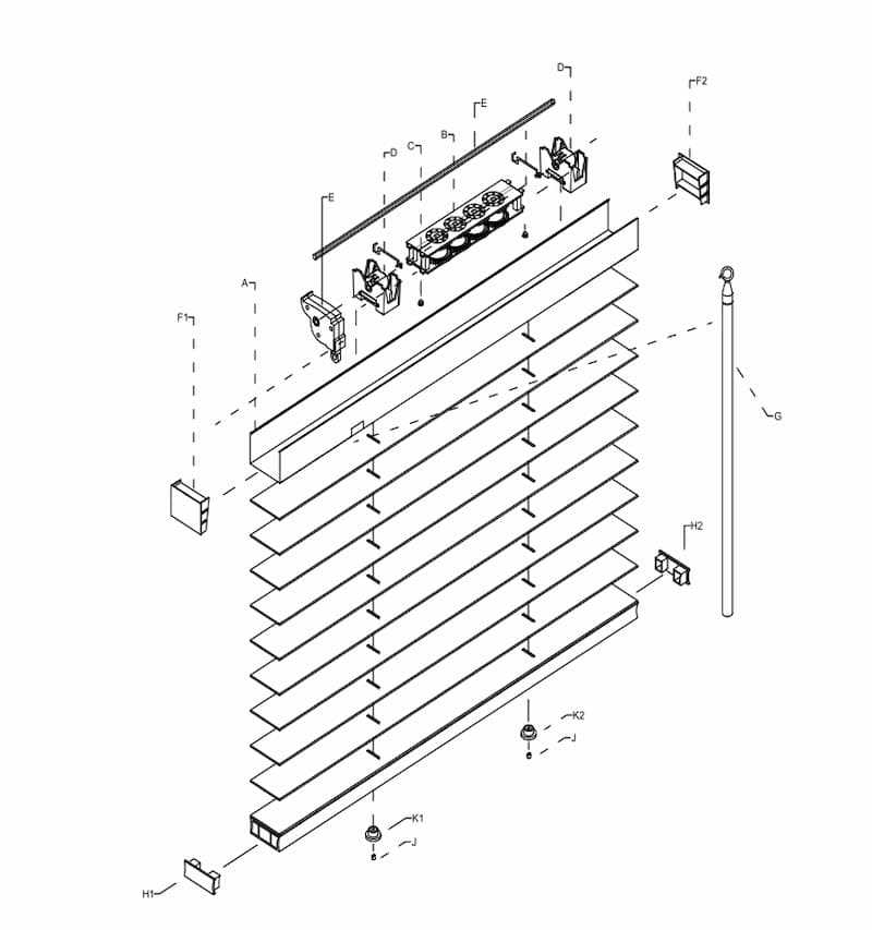 blinds parts diagram