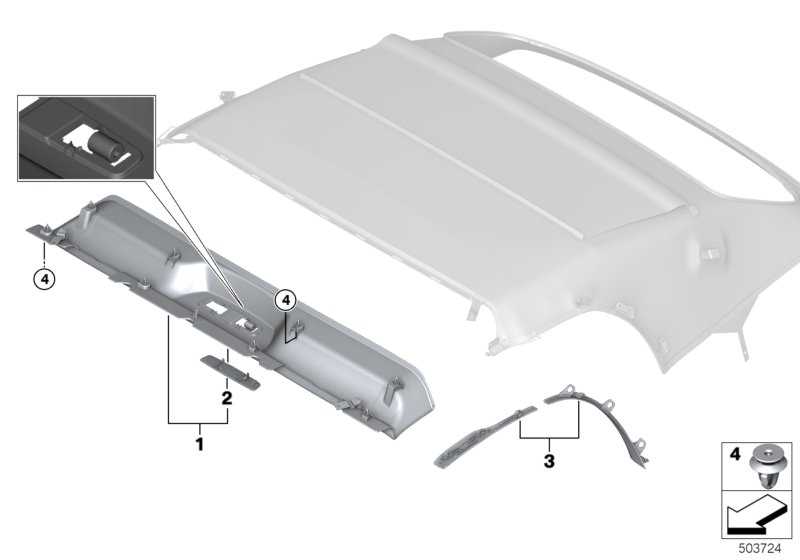 bmw e36 convertible top parts diagram