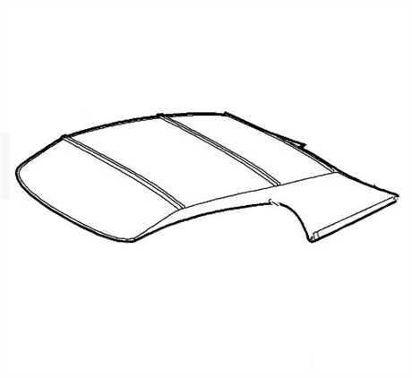 bmw e36 convertible top parts diagram