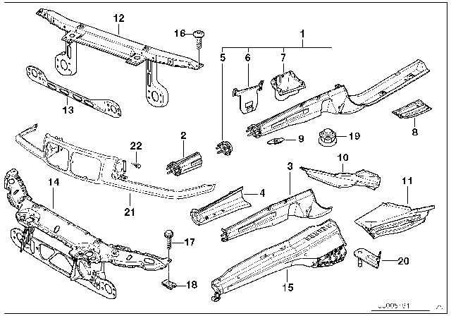 bmw e36 convertible top parts diagram