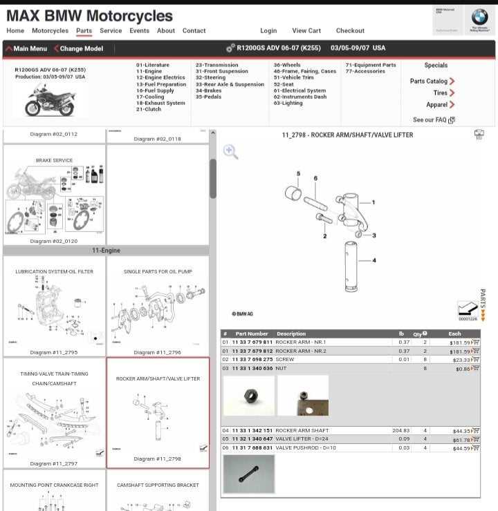 bmw gs 1200 parts diagram